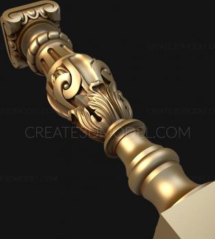 Balusters (BL_0592) 3D model for CNC machine